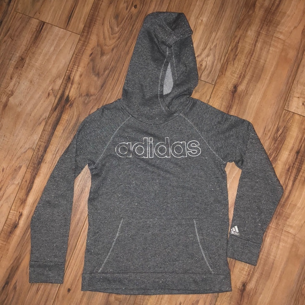 Girls Adidas Sparkly Sweatshirt size S
